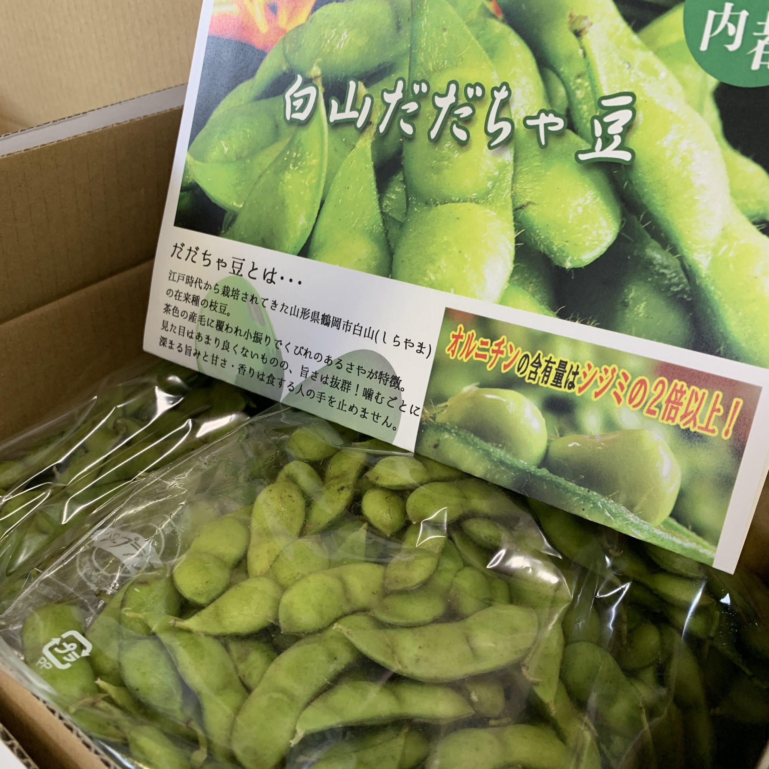 だだちゃ豆出荷ピーク 株式会社フーデライト庄内